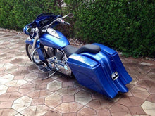 Load image into Gallery viewer, Honda VTX 1800 / 1300 6&quot; Extended Stretched Out &amp; Down Bags Rear Fender Right Side Cut Out Onlly - No lids