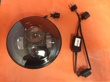 Load image into Gallery viewer, 7&quot; DAYMAKER Replacement Black HID LED Light Bulb Headlight Motorcycle Kawasaki Vulcan Nomad 1500 / 1600