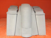 Load image into Gallery viewer, Honda VTX 1300 / 1800 6&quot; Extended Stretched Saddlebags Rear Fender No Cut Outs Dual 6.5&quot; Speaker Lids