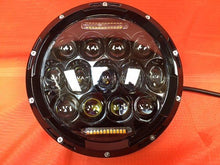 Load image into Gallery viewer, 7&quot; DAYMAKER 75W BLACK Projector HID LED Light Bulb Headlight Motorcycle Harley