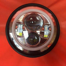 Load image into Gallery viewer, 7&quot; DAYMAKER Yamaha Royal Star Venture CHROME with WHITE Halo Projector HID LED Light Bulb Headlight Motorcycle