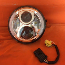 Load image into Gallery viewer, 7&quot; DAYMAKER 2014  Touring Softail Halo Chrome LED Light Bulb Headlight Motorcycle Harley Road King Street Glide Softail Harness