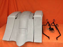 Load image into Gallery viewer, Suzuki C50 / C90 Boulevard 6&quot; Out &amp; Down Saddlebags Fender &amp; Side Covers, No Cut Outs Lids &amp; Rail Kit