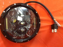 Load image into Gallery viewer, 7&quot; DAYMAKER 75W BLACK Projector HID LED Light Bulb Headlight Motorcycle Harley