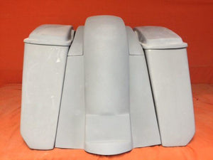 Honda VTX 1300 / 1800 5" Extended Stretched Saddlebags Rear Fender No Cut Outs Lids