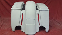 Load image into Gallery viewer, Harley Davidson 4.5&quot; Extended Stretched Saddlebags With LED Light Fender With Lids - 2014 Model Style Bags