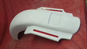 Harley Davidson 4.5" Extended Stretched Replacement Fender With LED Lights 2014