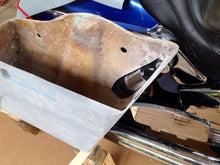 Load image into Gallery viewer, Honda VTX 1800 / 1300 6&quot; Extended Stretched Out &amp; Down Bags Rear Fender Right Side Cut Out Onlly - No lids