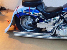 Load image into Gallery viewer, Honda VTX 1800 / 1300 6&quot; Extended Stretched Out &amp; Down Bags Rear Fender Right Side Cut Out Onlly - No lids