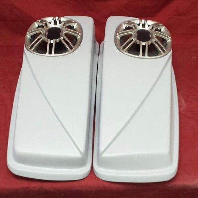 Harley 2014 Model 6 x 9 Speaker Lids With POLK DB691 - Harley Touring Stretched / Exten?ded Saddlebags