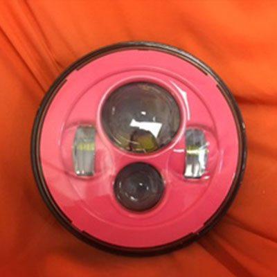 Honda Shadow Sabre AERO VT1100 DAYMAKER Pink HID LED Light Bulb Headlight Motorcycle Mount
