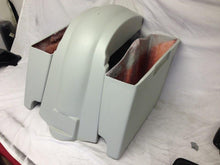 Load image into Gallery viewer, Harley Davidson 6&quot; Softail Heritage Extended Stretched Saddlebags Lids Fender Dual CutOuts
