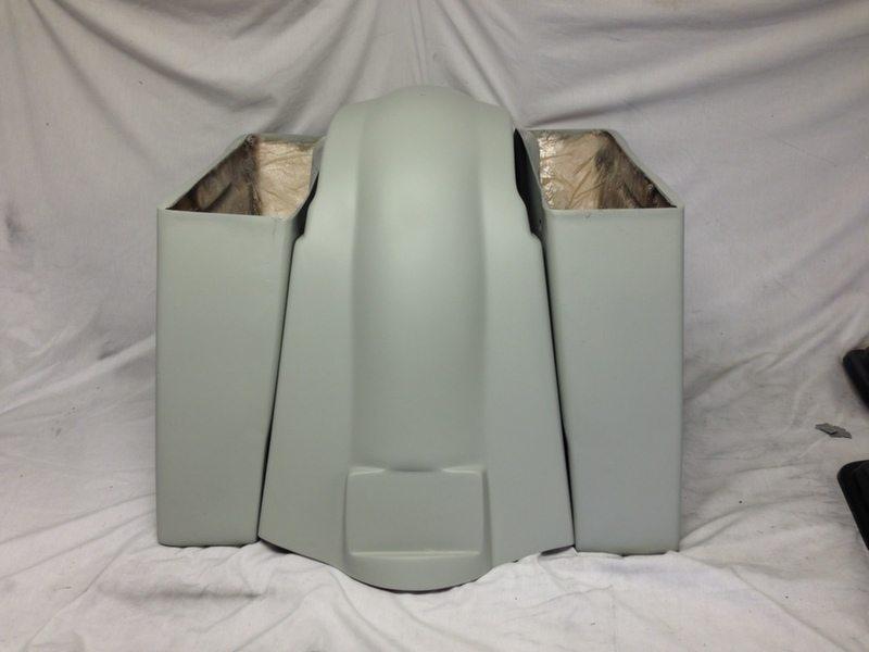 Harley Davidson 6 Heritage Softail Extended Saddlebags No Cutouts
