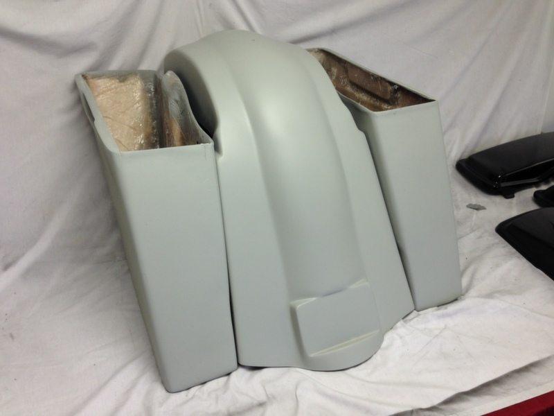 Harley Davidson 6 Heritage Softail Extended Saddlebags No Cutouts