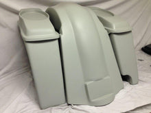 Load image into Gallery viewer, Harley Davidson Heritage Softail 4&quot; Extended Saddlebags 6.5&quot; Speaker Lids Fender Right Cutout