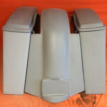 Load image into Gallery viewer, Harley Davidson 4&quot; Extended Stretched Saddlebags Lids &amp; Replacement Fender 09 - 13 - No Cut Outs