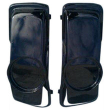Load image into Gallery viewer, Harley Saddlebag Speaker Lids Fits Harley Touring Streched/Extended Black