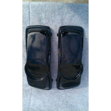 Load image into Gallery viewer, Harley Saddlebag Speaker Lids Fits Harley Touring Streched/Extended Black