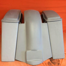 Load image into Gallery viewer, Harley Davidson 4&quot; Extended Stretched Saddlebags Lids &amp; Replacement Fender 09 - 13 - No Cut Outs