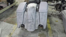 Load image into Gallery viewer, Harley Davidson 4.5&quot; Extended Stretched Saddlebags With LED Light Fender With Lids - 2014 Model Style Bags