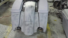 Load image into Gallery viewer, Harley Davidson 4.5&quot; Extended Stretched Saddlebags With LED Light Fender With Lids - 2014 Model Style Bags