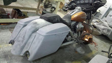 Load image into Gallery viewer, Harley Davidson 4.5&quot; Extended Stretched Saddlebags With LED Light Fender With Lids - 2014 Model Style Bags