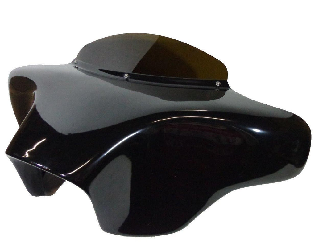 Harley Dyna / Sportster / Wide Glide Motorcycle Headlight Fairing 6 X 9 Speakers + Stereo Batwing