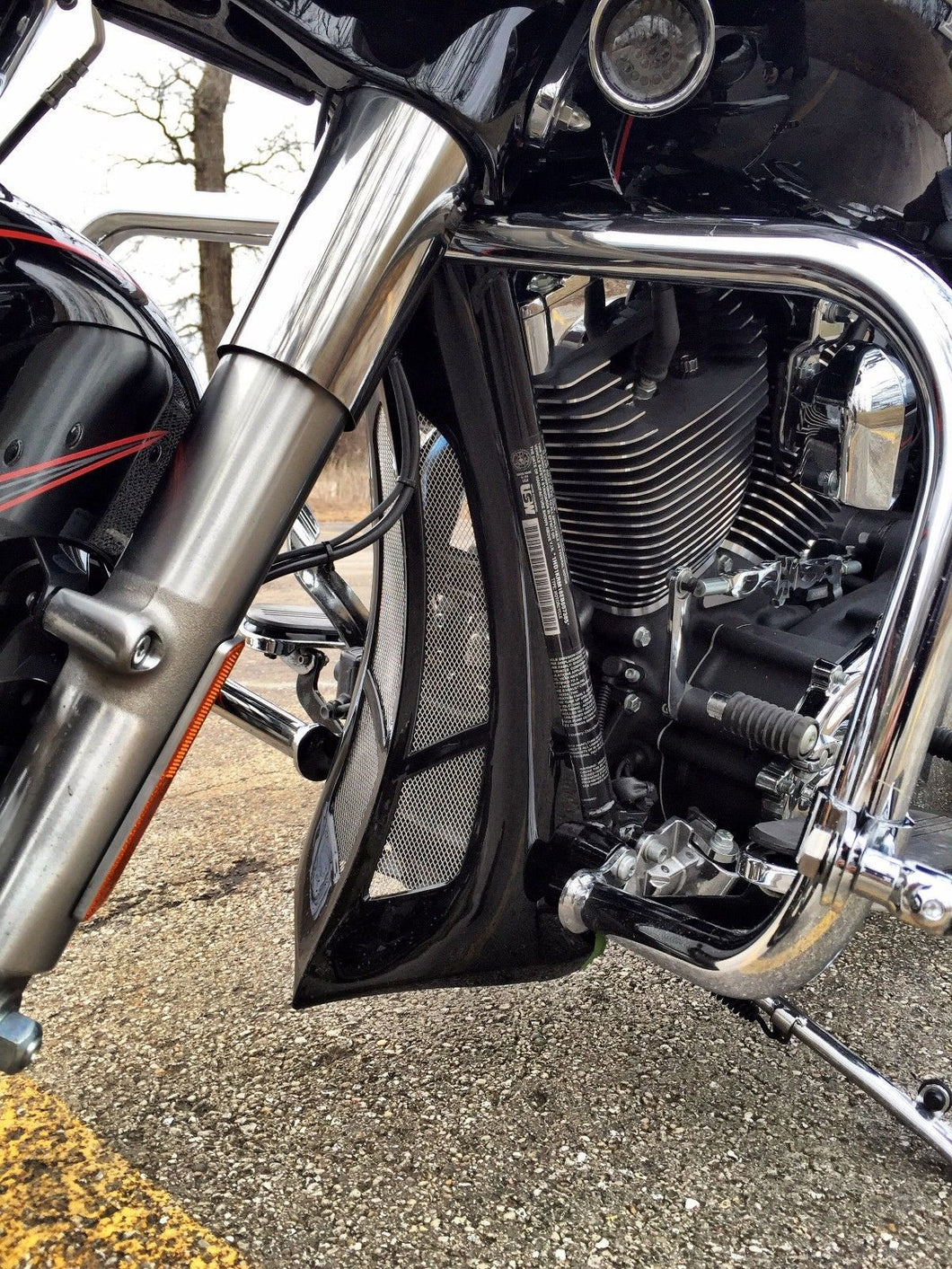 Chin Spoiler Scoop Fits Harley Touring Models Road King Street Glide – SALE