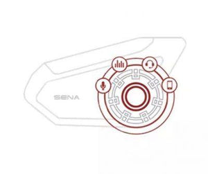 Sena Bluetooth 30K Dual Motorcycle Helmet Headset Communicator Mesh , 30K-01D