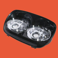 Load image into Gallery viewer, DUAL 5.75&quot; DAYMAKER HID LED Replacement ROAD GLIDE Chrome Light Bulb Headlight Motorcycle Harley Bezel