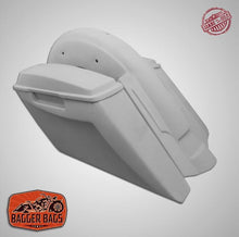 Load image into Gallery viewer, Yamaha Royal Star Venture 5&quot; Stretched Extended Saddlebags No Cut Outs Fender &amp; Lids - Fifty Five