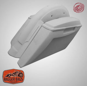 Yamaha Royal Star Venture 5" Stretched Extended Saddlebags No Cut Outs Fender & Lids - Fifty Five