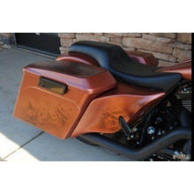 Load image into Gallery viewer, Harley Davidson Stretched Side Covers for Touring Models Vivid Black