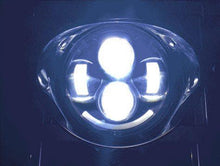 Load image into Gallery viewer, Honda VTX 1300 / 1800 C / R / S - 5 3/4&quot; DAYMAKER Halo Chrome HID LED Light Bulb Headlight Motorcycle 5.75&quot; Mount